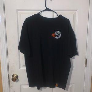 Piraña Joe Jamaica Shirt Cut Tag Size XL Fishing Short Sleeve T-Shirt Black